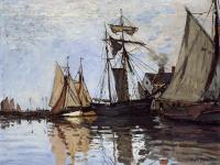 Monet, Claude Oscar - Boats in the Port of Honfleur